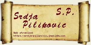 Srđa Pilipović vizit kartica